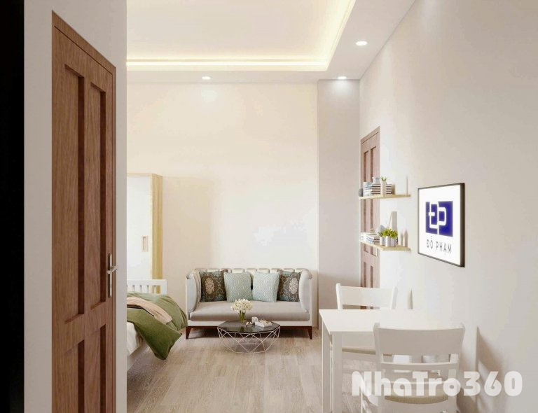 Căn hộ cho thuê ngay trung tâm quận 1, có cửa sổ đón nắng, rỗng rãi thoáng mát