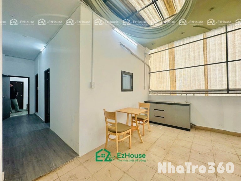 Phòng full nội thất, 1pn, tách bếp