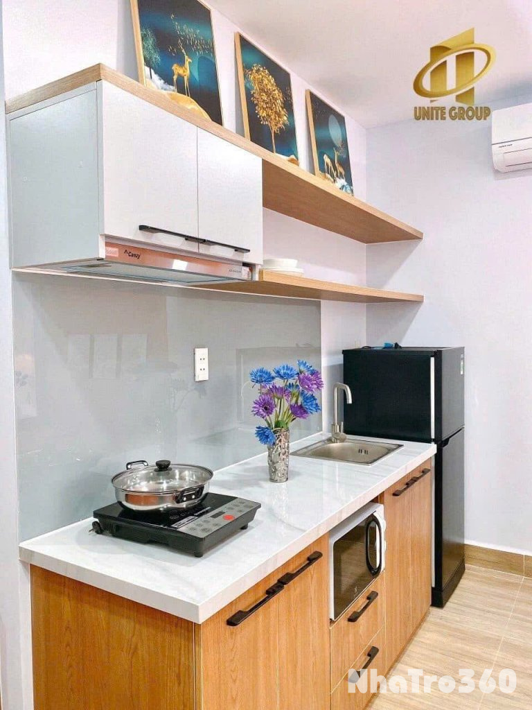 Căn hộ cho thuê ngay trung tâm quận 1, có cửa sổ đón nắng, rỗng rãi thoáng mát