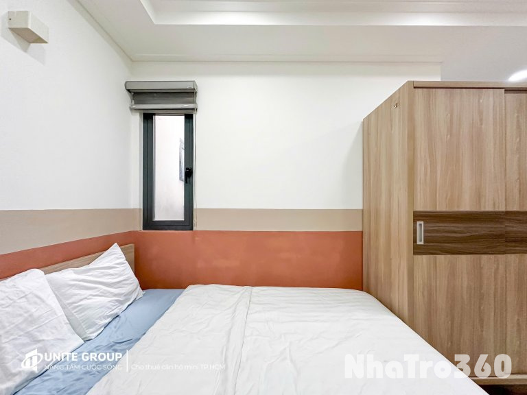 Căn hộ cho thuê ngay trung tâm quận 1, có cửa sổ đón nắng, rộng rãi thoáng mát