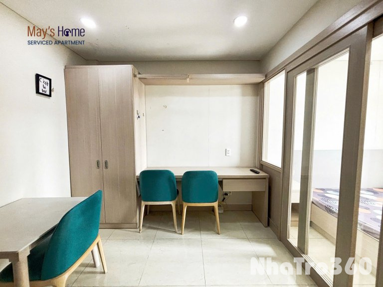 Cho thuê căn hộ 1PN, ban công, Q1 || ngay Trần Hưng Đạo || gần ĐH Văn Lang, Công Viên 23 Tháng 9, cầu Nguyễn Văn Cừ