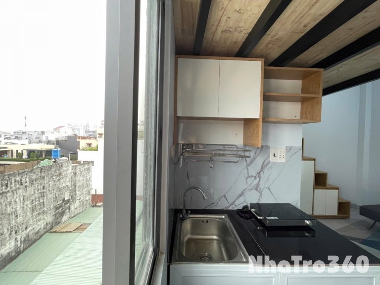 Căn hộ cho thuê có gác ban công gần AEON, ĐH HUIT