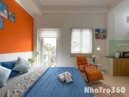 CĂN HỘ DỊCH VỤ STUDIO QUẬN 8 CÓ BAN CÔNG GẦN CẦU NGUYỄN VĂN CỪ