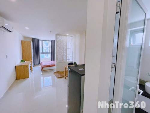 Cho thuê căn hộ Studio Cửa sổ lớn Q8 gần cầu Nguyễn Văn Cừ, cầu Kênh Xáng, vòng xoay Trung Sơn