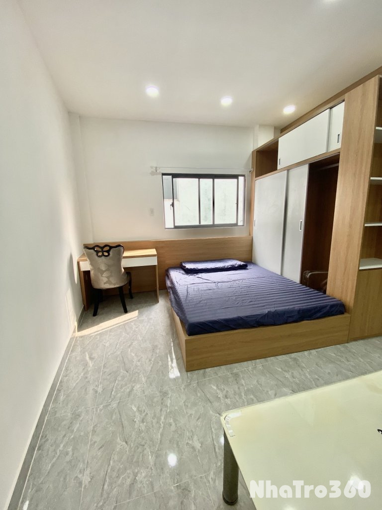 Cho thuê căn hộ Studio Cửa sổ bếp xa giường Q10 gần ĐH Kinh tế UEH