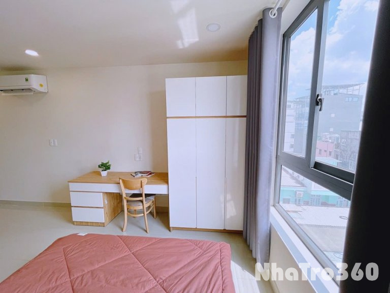 Cho thuê căn hộ Studio Cửa sổ lớn Q8 gần cầu Nguyễn Văn Cừ, cầu Kênh Xáng, vòng xoay Trung Sơn