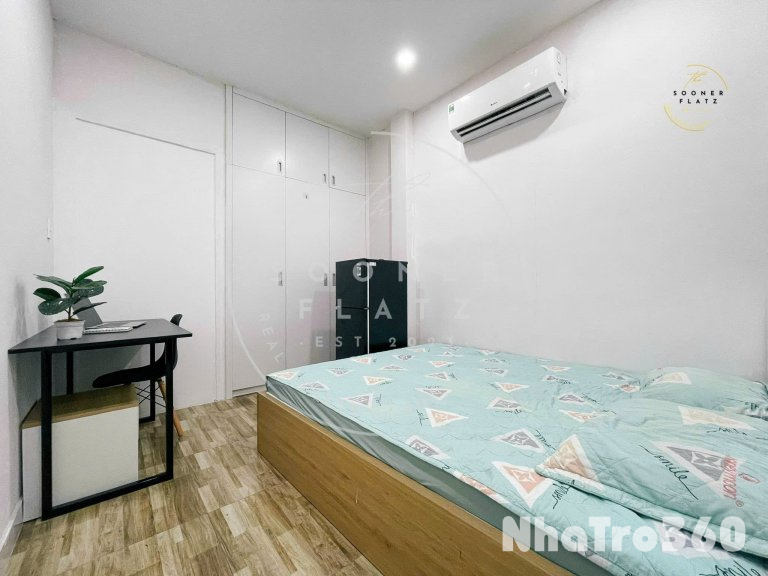 Cho thuê căn Studio cửa sổ Full nội thất gần Khu K300