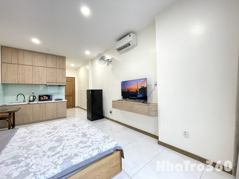 CĂN HỘ STUDIO CỬA SỔ FULL NỘI THẤT QUẬN 3 GẦN CẦU CÔNG LÝ
