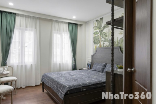 Căn hộ cho thuê ngay trung tâm quận 1, có cửa sổ đón nắng, gần bến Metro Bến Thành