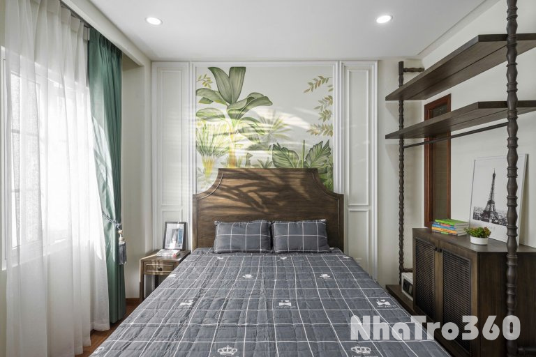 Căn hộ cho thuê ngay trung tâm quận 1, có cửa sổ đón nắng, gần bến Metro Bến Thành