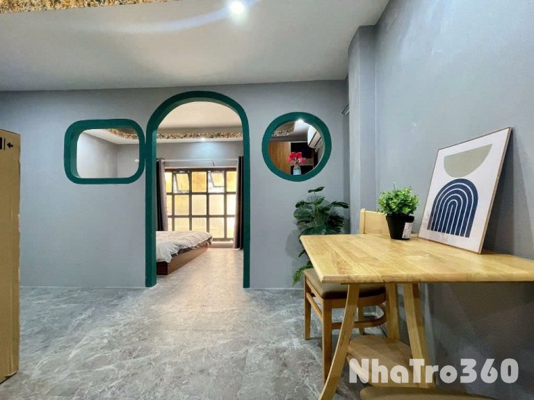 CĂN HỘ CỬA SỔ TÁCH BẾP FULL NỘI THẤT QUẬN 10 GẦN CÔNG TRƯỜNG DÂN CHỦ