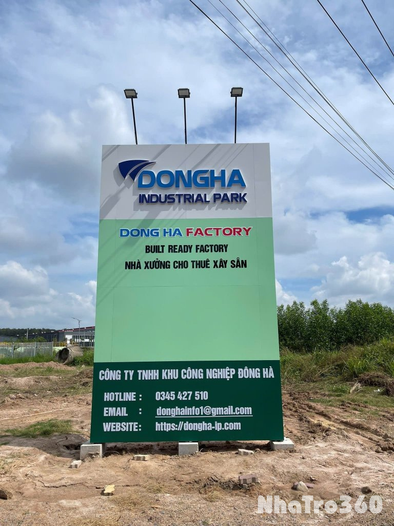 Cho thuê nhà xưởng sản xuất KCN Đông Hà, Đức Linh Bình Thuận