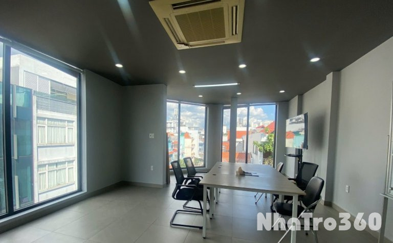 Cho thuê văn phòng khu sân bay tòa nhà có thang máy pccc giá 5tr