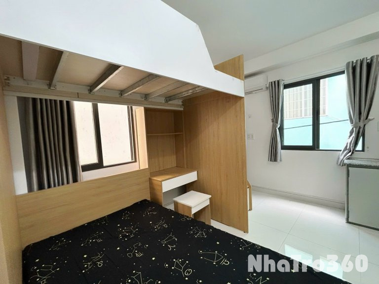 Cho thuê căn hộ duplex (có gác), Q10 || ngay Cách Mạng Tháng 8 || gần Vòng xoay Dân Chủ, Tò nhà Viettel || giá chỉ 5tr