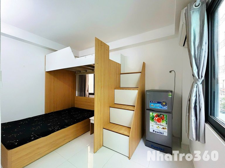 Cho thuê căn hộ duplex (có gác), Q10 || ngay Cách Mạng Tháng 8 || gần Vòng xoay Dân Chủ, Tò nhà Viettel || giá chỉ 5tr