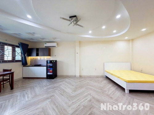 Căn studio full nội thất ban công KDC Trung Sơn
