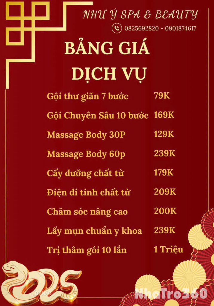 NAY BẠN MỆT MỎI - GHÉ TIỆM NHƯ Ý SPA & BEAUTY MASSAGE LƯNG, CỔ, VAI, GÁY THÔI!!