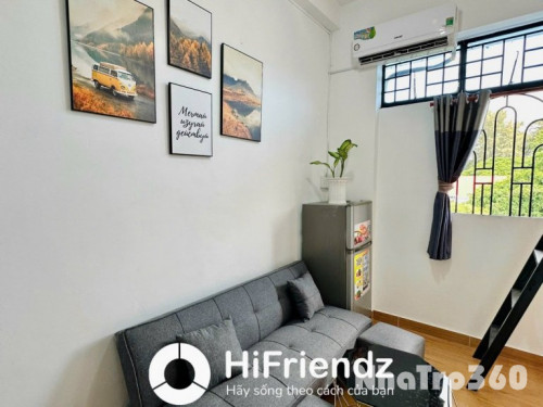 Phòng full nội thata, ban công, gác