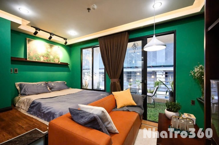 Căn hộ cho thuê ngay trung tâm quận 5, có cửa sổ đón nắng, phòng mới tinh