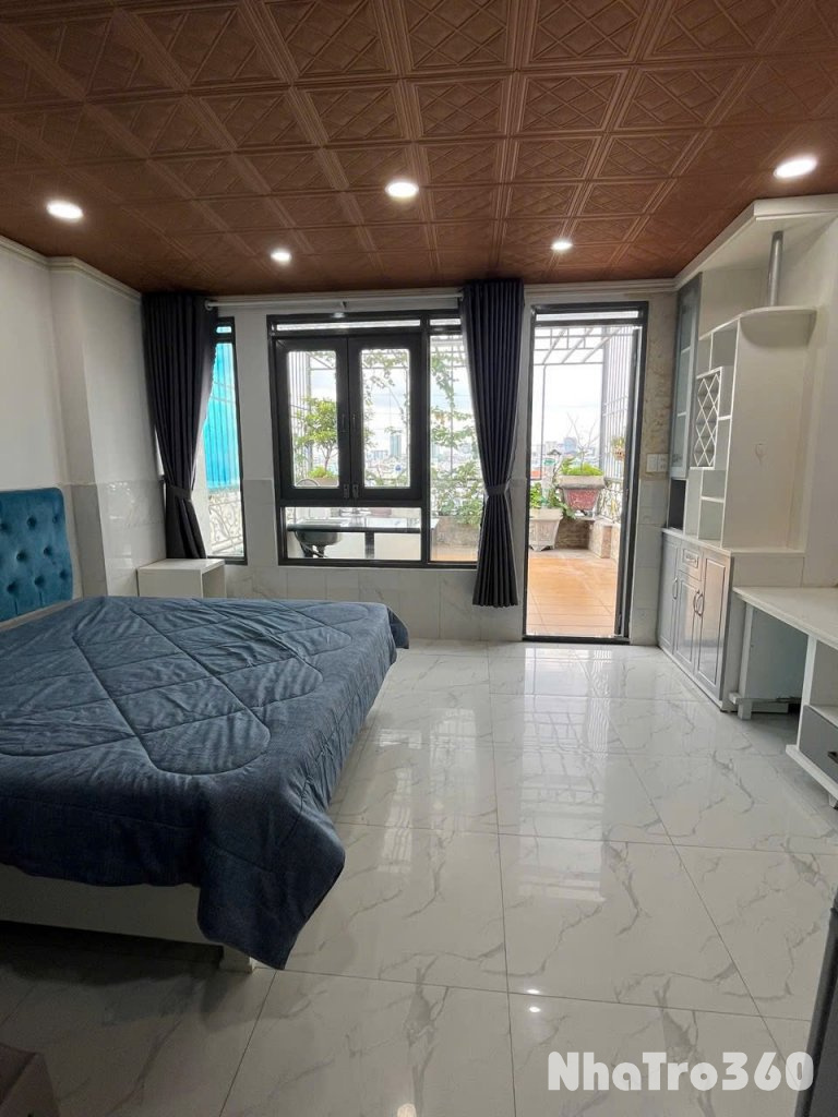 Cho thuê căn hộ Studio Ban công, tách bếp Q8 gần cầu Nhị Thiên Đường