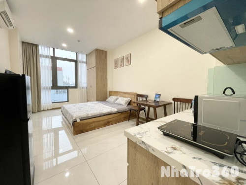 CĂN HỘ STUDIO CỬA SỔ FULL NỘI THẤT QUẬN 3 GẦN CẦU CÔNG LÝ