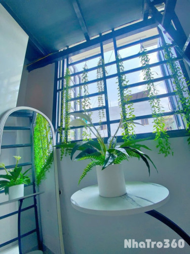 Căn hộ Duplex ban công Full nội thất ngay chợ Hoàng Hoa Thám