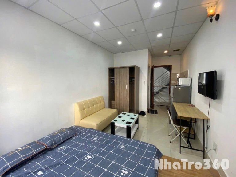 🏠Cho thuê căn hộ Studio Cửa sổ, sẽ có vách ngăn bếp Q4 gần cầu Ông Lãnh, cầu Kênh Tẻ