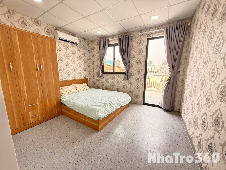 CĂN HỘ BAN CÔNG TÁCH BẾP FULL NỘI THẤT QUẬN 3 GẦN CẦU CÔNG LÝ