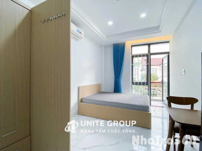 STUDIO bancon full nội thất ( máy giặt riêng ) gần ĐH Tôn Đức Thắng