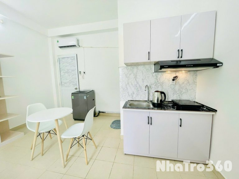 Cho thuê căn hộ Studio Cửa sổ trời, Máy giặt riêng Q10 gần nhà hát Hoà Bình