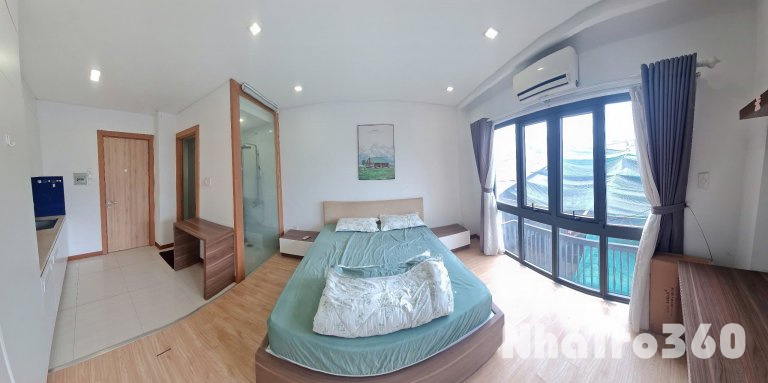 Cho thuê căn hộ Studio Cửa sổ, full kính Q1 gần cầu Nguyễn Văn Cừ