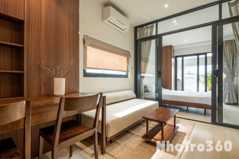 Cho thuê căn hộ 1PN full nội thất gần CV Gia Định
