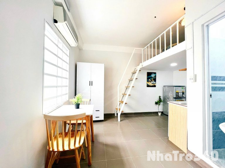 Phòng Duplex trống sẵn, ánh sáng mặt trời ngay Bình Giã