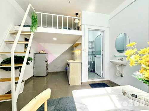 Phòng Duplex trống sẵn, ánh sáng mặt trời ngay Bình Giã