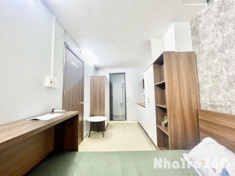 Cho thuê studio full nội thất tại Huyền Quang q1
