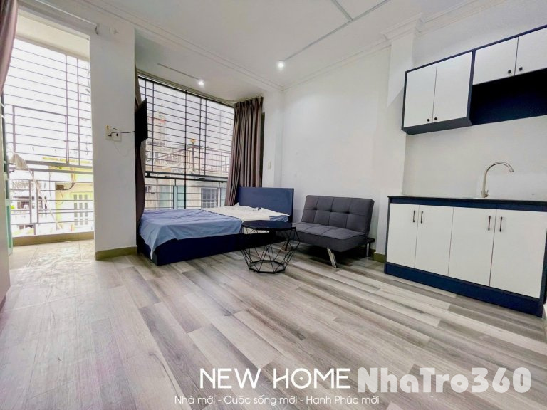 Trống Sẵn Căn Hộ 1 Phòng Ngủ Thoáng Mát Nội Thất Như Ảnh Gần Cầu Ông Lãnh