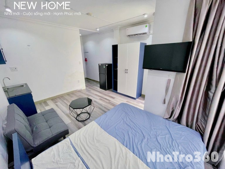 Trống Sẵn Căn Hộ 1 Phòng Ngủ Thoáng Mát Nội Thất Như Ảnh Gần Cầu Ông Lãnh