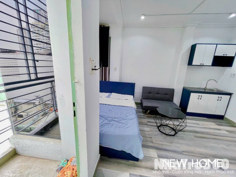 Trống Sẵn Căn Hộ 1 Phòng Ngủ Thoáng Mát Nội Thất Như Ảnh Gần Cầu Ông Lãnh
