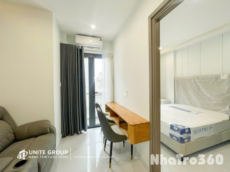 Cho thuê căn hộ 1 Phòng ngủ Ban công Mới Quận 1 gần cầu Ông Lãnh