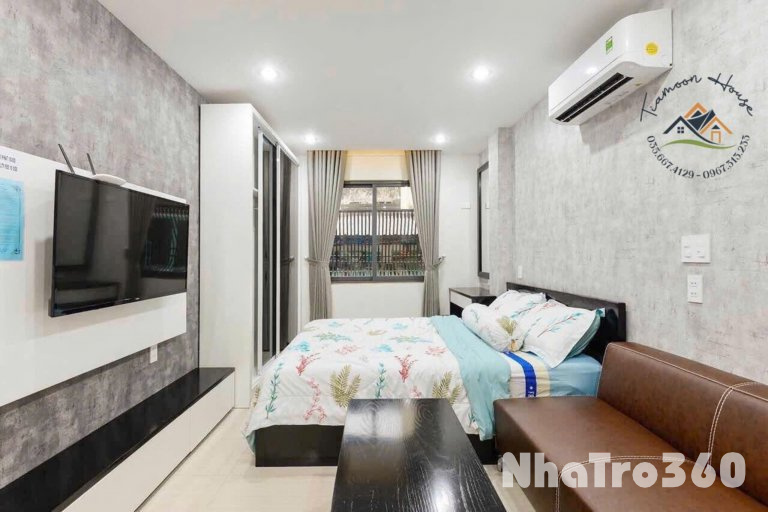 Cho thuê căn hộ cửa sổ Q1 || đường Nguyễn Cảnh Chân || gần cầu Nguyễn Văn Cừ, Công Viên 23/9, cầu Ông Lãnh