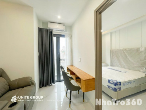 Cho thuê căn hộ 1 Phòng ngủ Ban công Mới Quận 1 gần cầu Ông Lãnh