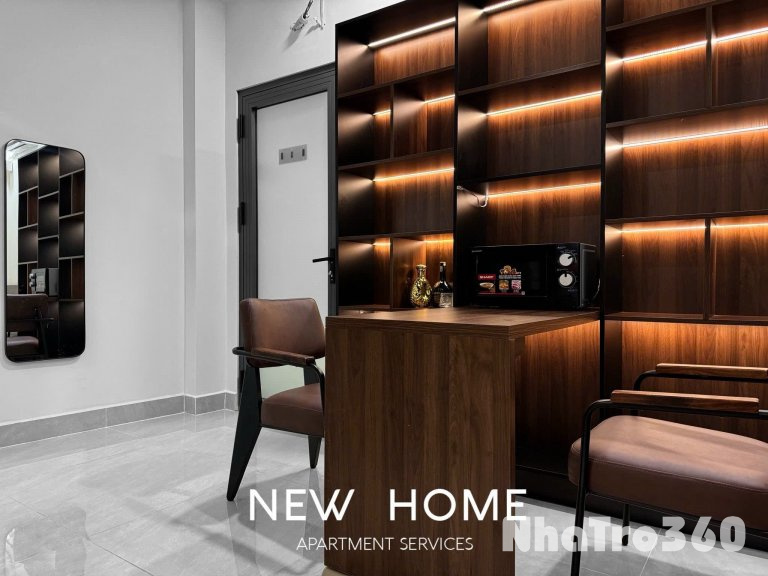 Căn hộ 1PN full nội thất - máy giặt riêng gần sân bay Tân Sơn Nhất quận Tân Bình