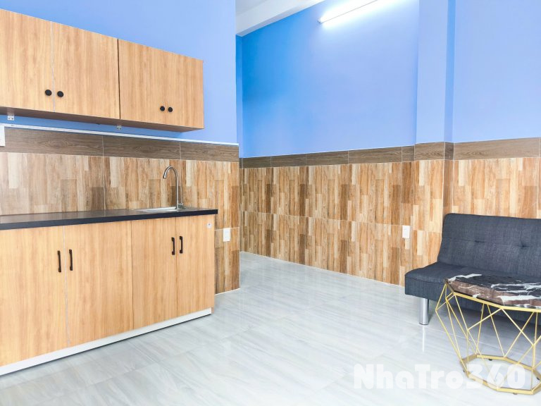 Căn hộ 1PN nội thất mới 100% - máy giặt riêng - ban công - thang máy - gần vòng xoay Lê Đại Hành quận 11