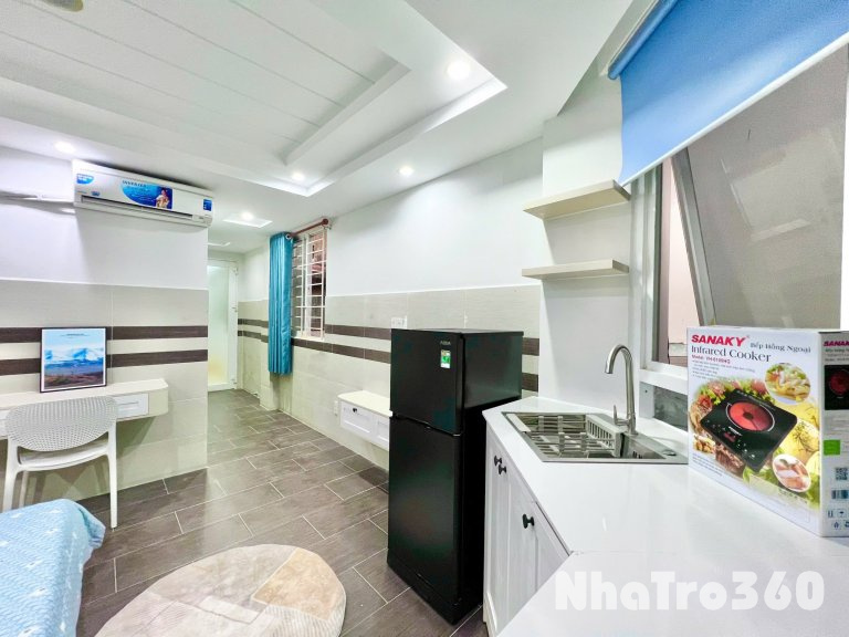 🏠Cho thuê căn hộ Studio Cửa sổ, Máy giặt riêng Q8 gần Parc Mall, cầu chữ Y