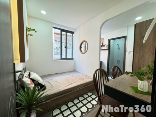 🏠Cho thuê căn hộ Studio Vách ngăn Cửa sổ trời Q10 gần công viên Lê Thị Riêng