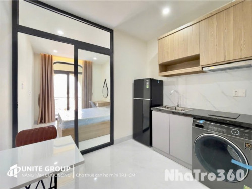 STUDIO tách bếp bancon full nội thất ( máy giặt riêng ) gần RMIT , Lotte Mart