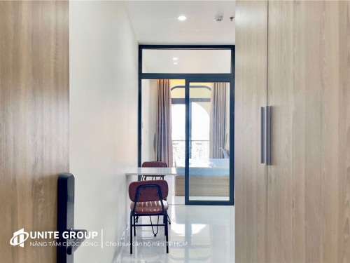 STUDIO tách bếp bancon full nội thất ( máy giặt riêng ) gần RMIT , Lotte Mart