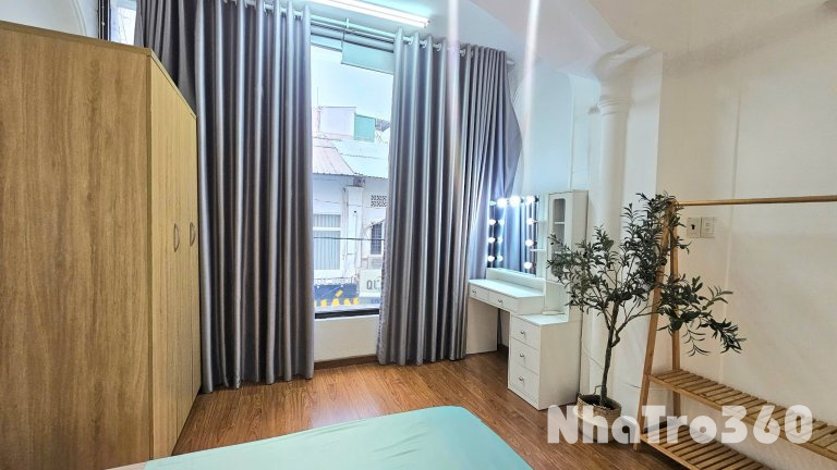 Cho thuê căn hộ 1 Phòng ngủ Cửa sổ Quận 1 gần cầu Ông Lãnh, cầu Calmette