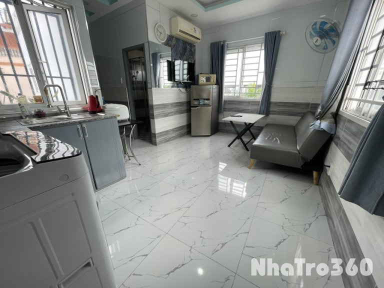 Cho thuê 1pn tách bếp full nội thất tại quận 8
