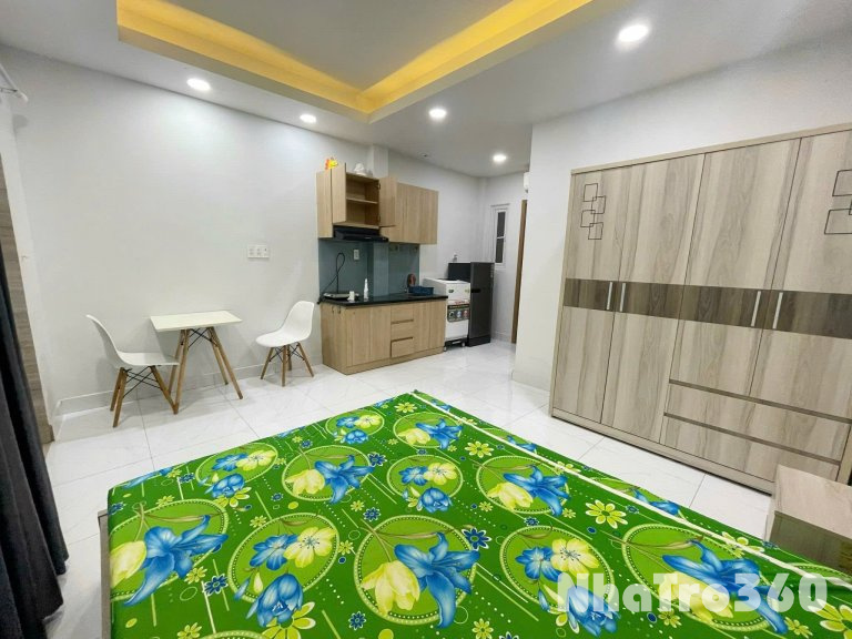 🏠Cho thuê căn hộ Studio Ban công Q8 KDC Bông sao gần bến xe Q8, cầu Nhị Thiên Đường